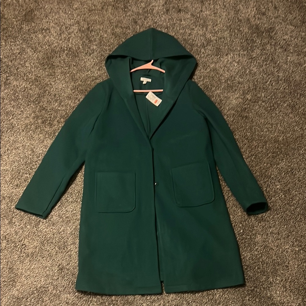 Maurices Green Hooded Pea Coat